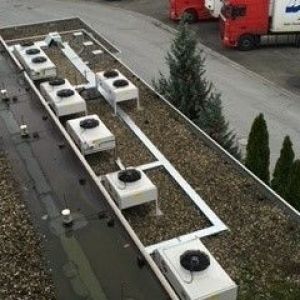 Verflüssiger für Kühlhaus